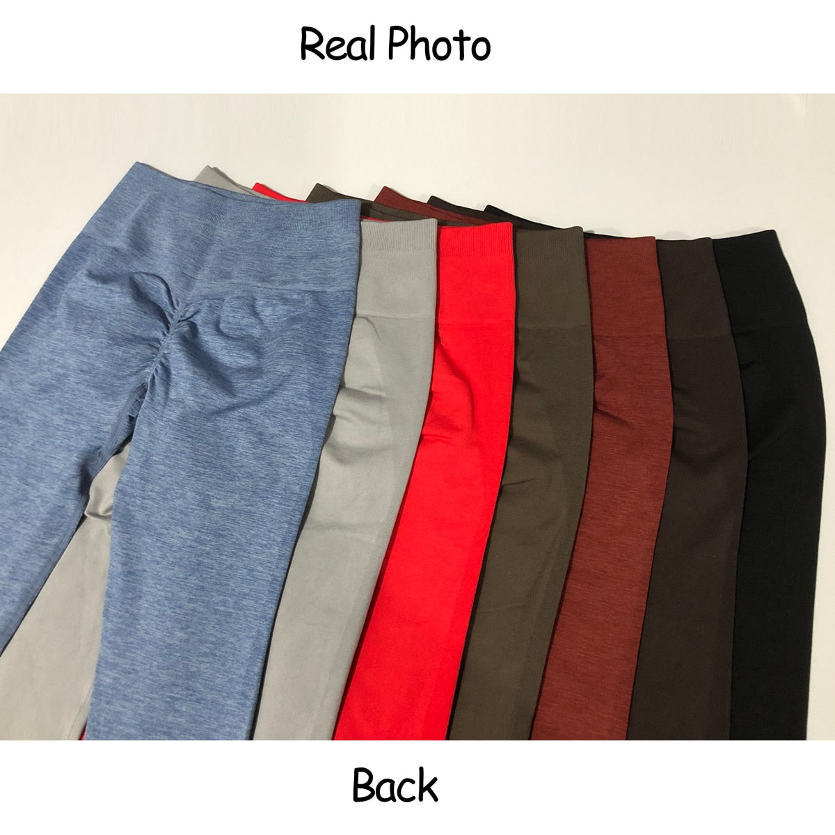 Women Amplify Scrunch Butt, Push Up Booty Leggings And Long Sleeve Crop Top.