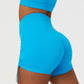 Amplify Scrunch Butt Lifting Shorts With V-Cross Waistband And Drawstring.