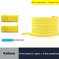 Flat Elastic Lace With Magnetic Lock.