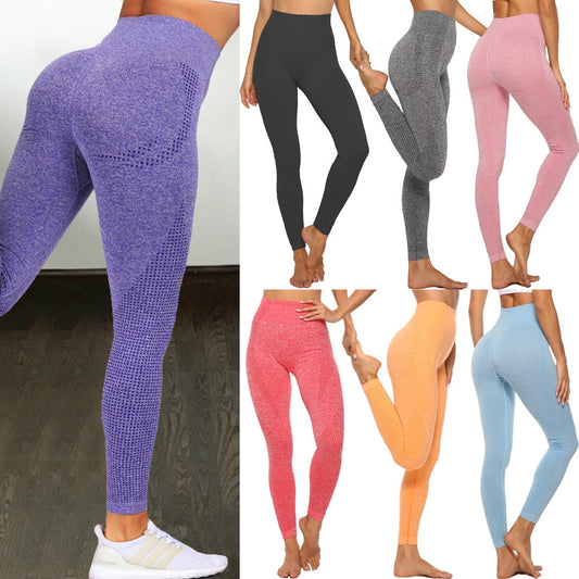 Women Seamless High Waist Push Up Leggings.