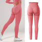 Women Seamless, Butt Lifting, High Waisted, Scrunch Leggings That's Excellent For Workout Activities.