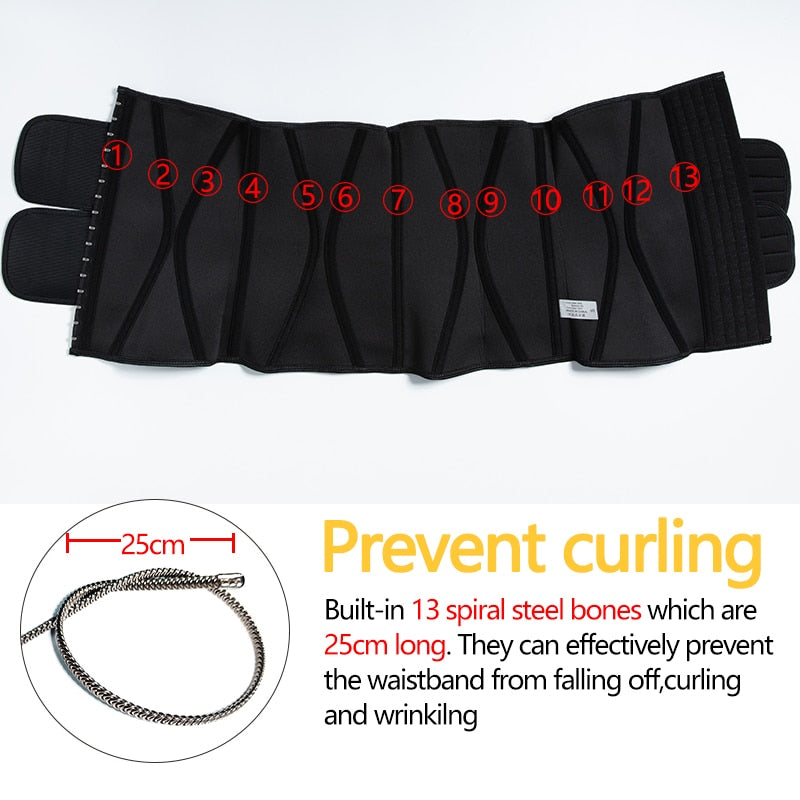 Boned Waist Trainer Corset Cincher