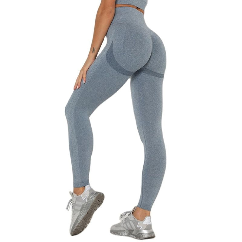 Women Seamless High Waist Push Up Leggings.