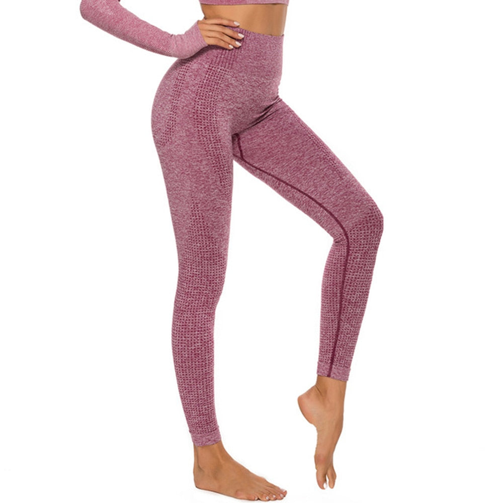 Women Seamless High Waist Push Up Leggings.