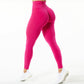 Women Amplify Scrunch Butt, Push Up Booty Leggings And Long Sleeve Crop Top.