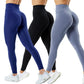 3 Pack Women Amplify Seamless, Scrunch Bottom Leggings.