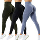3 Pack Women Amplify Seamless, Scrunch Bottom Leggings.