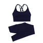 Women High Waisted 2 Piece Set Leggings And Sports Bra Top.