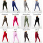 3 Pack Women Amplify Seamless, Scrunch Bottom Leggings.