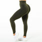 Women Amplify Scrunch Butt, Push Up Booty Leggings And Long Sleeve Crop Top.