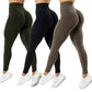 3 Pack Women Amplify Seamless, Scrunch Bottom Leggings.
