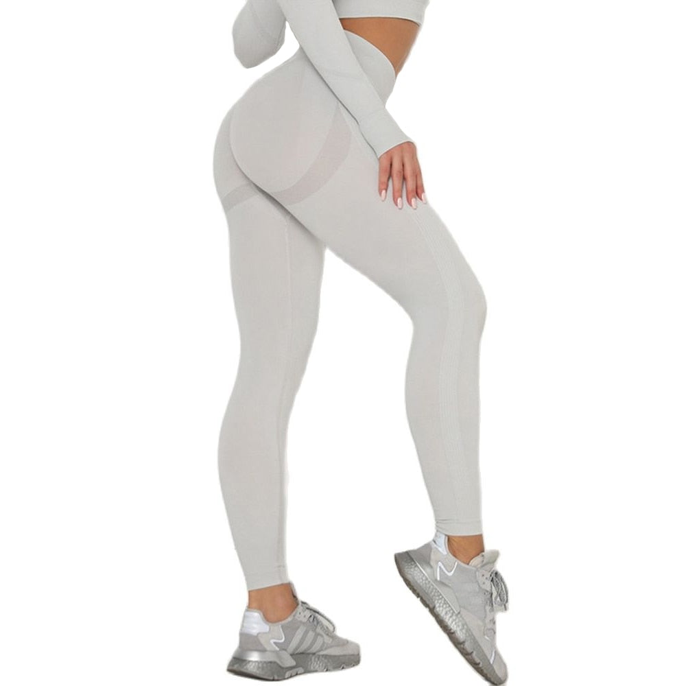 Women Seamless High Waist Push Up Leggings.